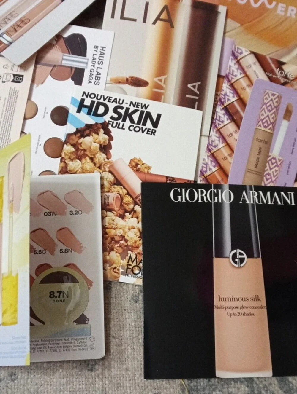 Concealer Heaven! Set Of  11 Samples Name Brand